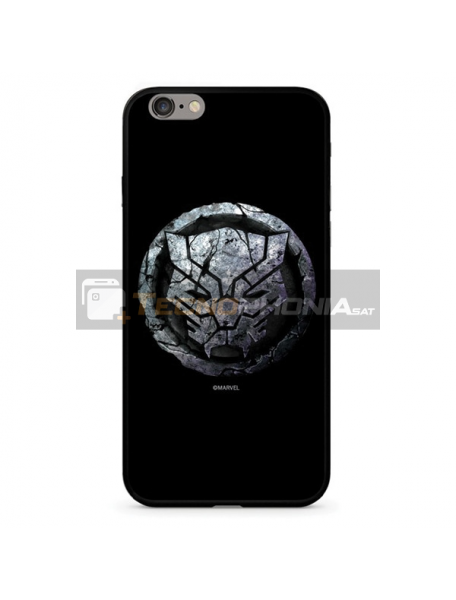 Funda TPU cristal Marvel 015 Black Panther iPhone 7 Plus - 8 Plus