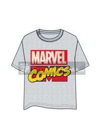 Camiseta adulto manga corta Marvel Comics gris Talla XL