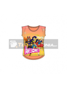 Camiseta niña manga corta Super Hero Girls - Awesome 10 años