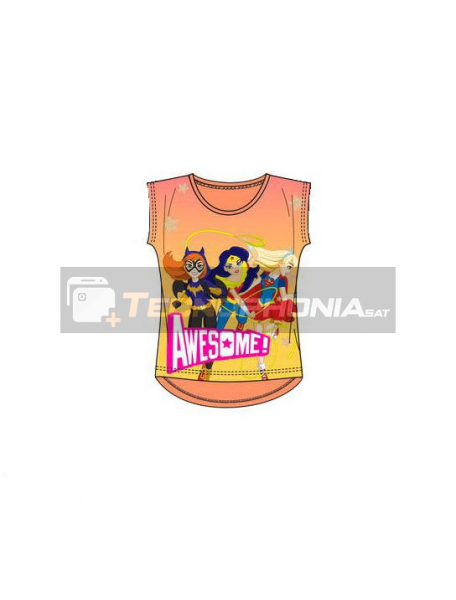 Camiseta niña manga corta Super Hero Girls - Awesome 10 años