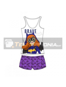 Pijama niña verano Super Hero Girls - Batgirl Brave 10 años