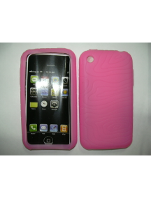 Funda silicona Apple iPhone rosa