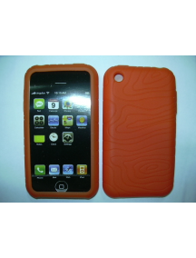 Funda silicona Appel iPhone naranja