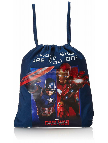 Saco Mochila Capitán América - Civil War 246427 35x40cm