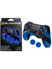 Funda de silicona Blackfire para Mando PS4 azul
