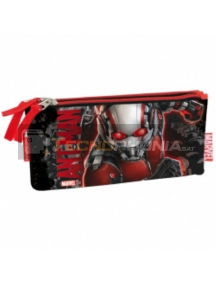 Estuche portatodo Ant-Man triple cremallera 22x10x3,5cm