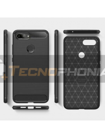 Funda TPU Carbon Xiaomi Mi 8 Lite negra