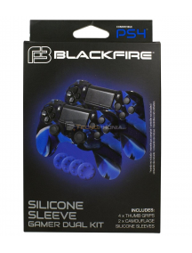 Pack de dos fundas de silicona Blackfire para Mando PS4