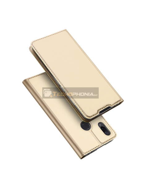 Funda libro Dux Ducis Xiaomi Redmi Note 7 dorada