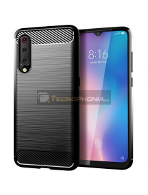 Funda TPU carbon flexible Xiaomi Mi A3 negra