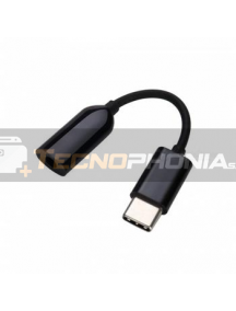 Adaptador de audio Xiaomi Type-C a mini jack 3.5mm negro