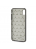 Funda fibra de silicona Mercedes MEHCI65SILGR iPhone XS Max gris