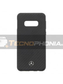 Protector trasero rígido Mercedes Dynamic Line MEHCS10LSRCFBK Samsung Galaxy S10e G970 negra