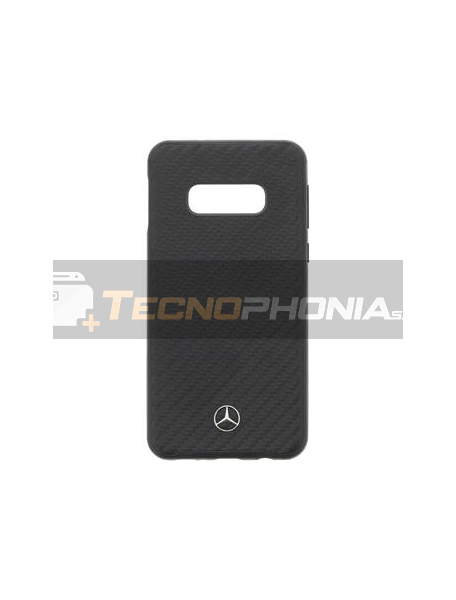 Protector trasero rígido Mercedes Dynamic Line MEHCS10LSRCFBK Samsung Galaxy S10e G970 negra