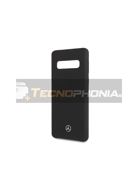 Funda de silicona TPU Mercedes MEHCS10LSILBK Samsung Galaxy S10e G970 negra