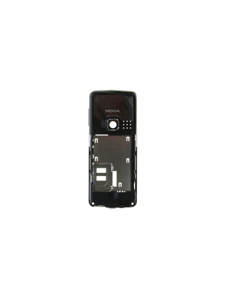 Carcasa trasera Nokia 6300 negra mate