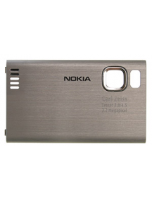 Tapa de batería Nokia 6500 slide plata