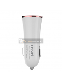 Cargador de Coche LDNIO DL-C23 2 x USB 3,4A + cable Lightning