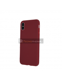 Funda TPU Matt Huawei P Smart Z - Honor 9X - Y9 Prime 2019 burdeos