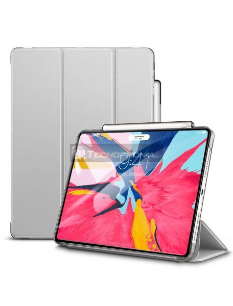 ESR Funda Yippee pencil holder iPad Pro 12.9" 2018 - 2020 - 2021 gris