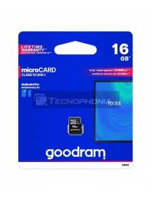 Tarjeta de memoria micro SD Goodram 16GB clase 10 UHS-I