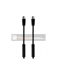 Cable antena coaxial para Televisión retráctil 1.5M