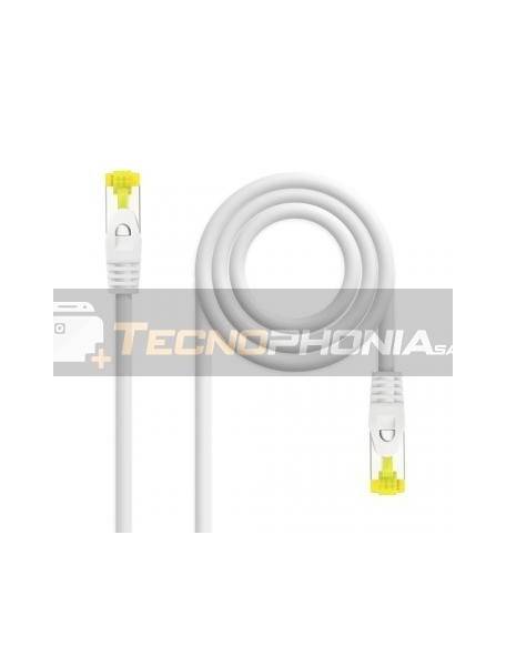 Cable de red latiguillo RJ45 LSZH cat. 6A SFTP AWG26 7m blanco