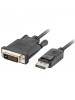 Cable displayport a DVI Lamberg CA-DPTV-10CU-0018-BK