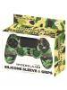 Funda de silicona + Grips Camo Woodland Fr-tec para Mando PS4