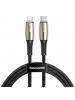 Cable Baseus Water CATLRD-01 USB-C / Lightning 18W QC3.0 1.3m negro