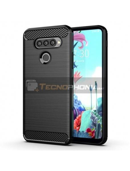 Funda TPU Carbon FlexibleLG K50s negra