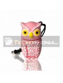 Memoria USB Tech One Tech 16GB BUHO PLUMI PINK