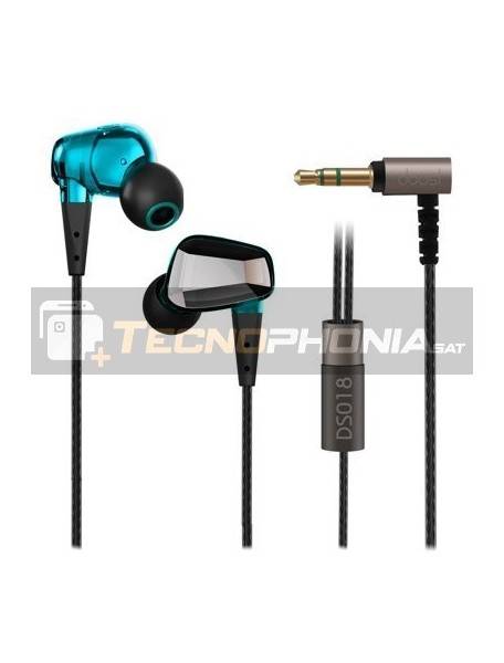 Auriculares VINSIC Premium In-Ear 3,5mm plata