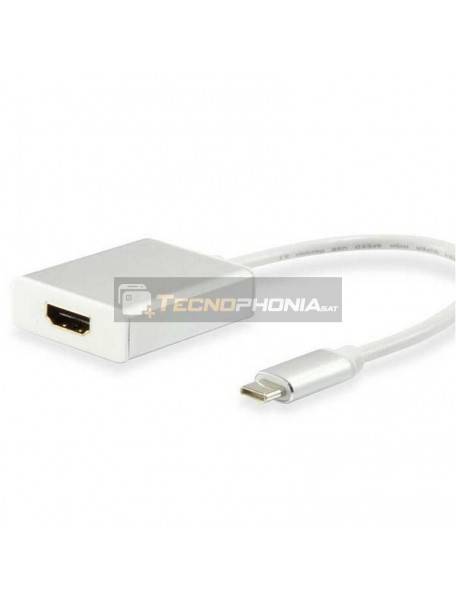 Adaptador Type C macho a HDMI hembra para PC y Macbook