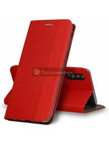 Funda libro TPU Vennus Sensitive Huawei P40 lite roja