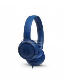 Auriculares Jbl Tune 500 Azul Pure Bass cable plano sin enredos