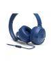 Auriculares Jbl Tune 500 Azul Pure Bass cable plano sin enredos