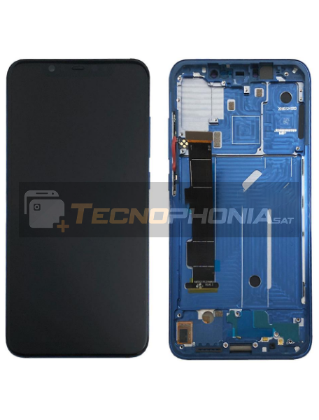 Pantalla LCD display Xiaomi Mi8 azul original (Service Pack)