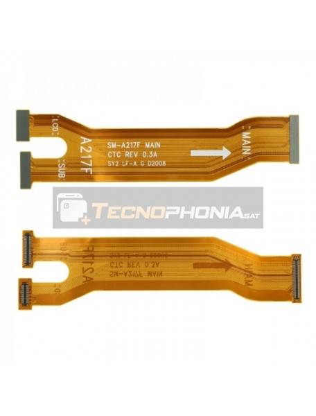 Cable flex de LCD - subplaca de carga a placa Samsung Galaxy A21s A217