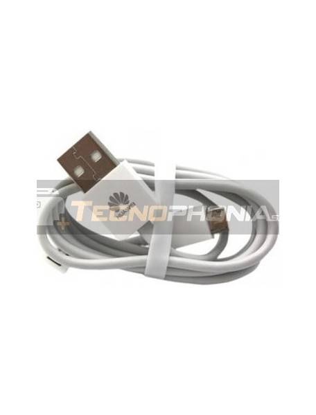 Cable micro USB Huawei blanco original