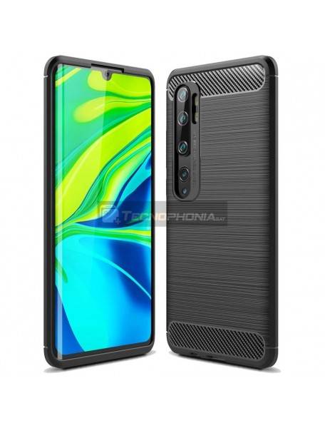 Funda TPU Carbon flexible Xiaomi Mi Note 10 - Mi Note 10 Pro negra