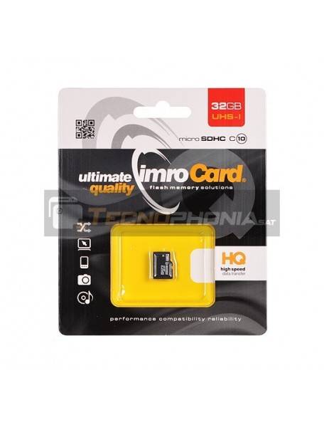Tarjeta de memoria micro SD Imro 32GB UHS I clase 10