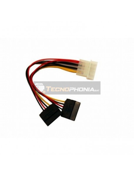 Cable de alimentación Gembird 5.25 Molex a doble SATA