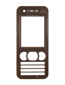 Carcasa frontal Sony Ericsson W890i marrón