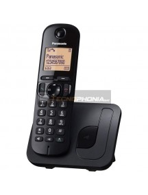 Telefono inalámbrico Panasonic KX-TGC210 negro con pantalla