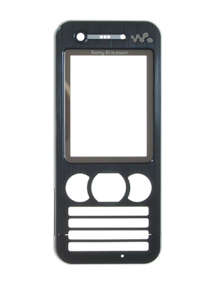 Carcasa frontal Sony Ericsson W890i negra