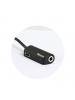 Adaptador de audio de lightning a mini jack 3.5mm Baseus L32 negro