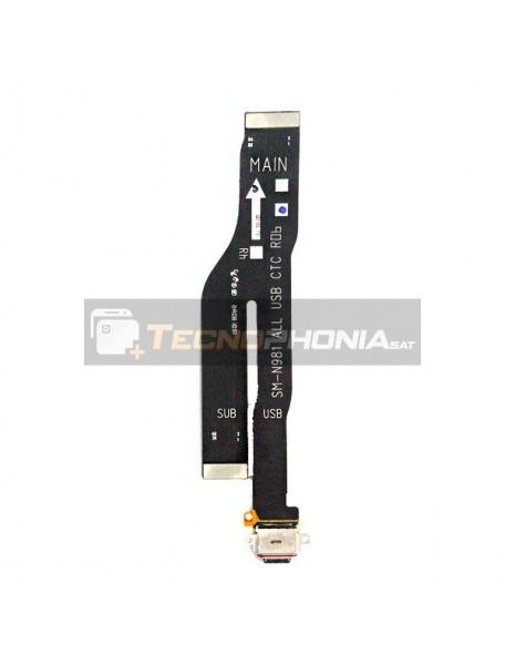 Cable flex conector de carga Samsung Galaxy Note 20 N980 - Note 20 5G N981