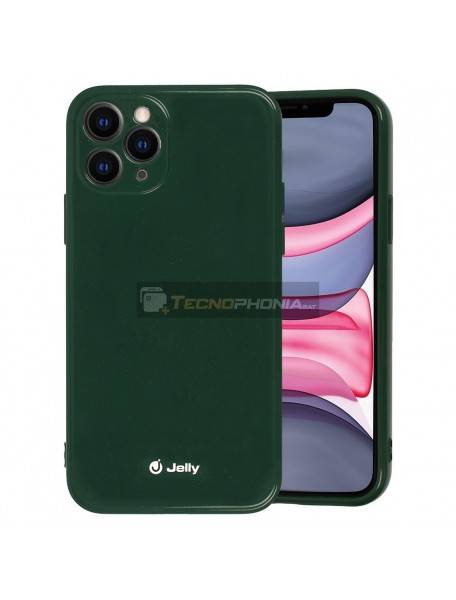 Funda TPU Jelly iPhone 12 Mini verde