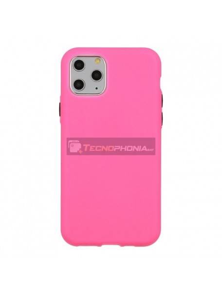 Funda TPU Solid Silicon Samsung Galaxy A31 A315 rosa